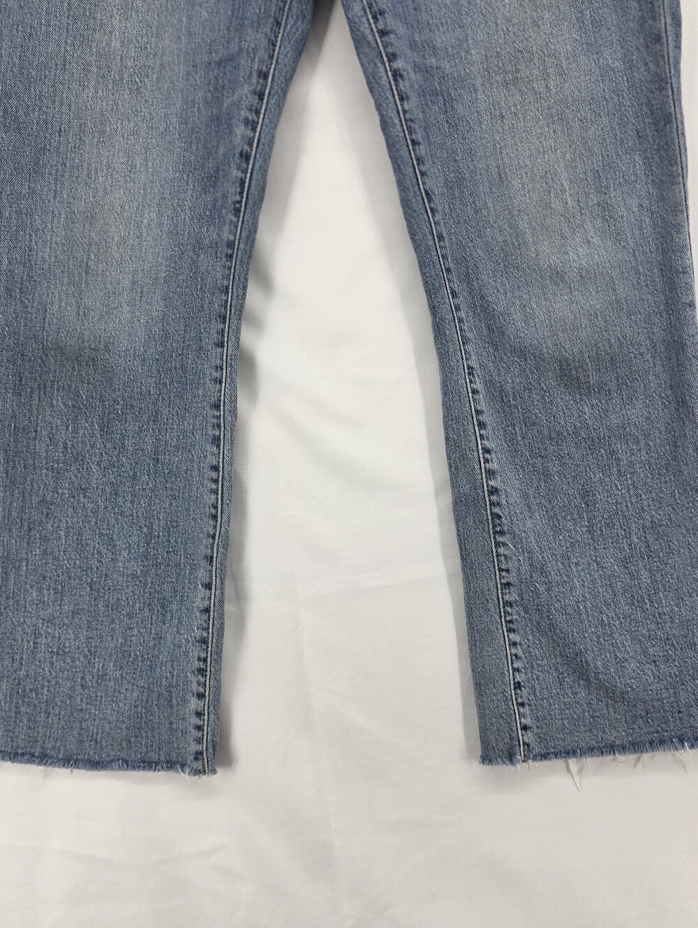 DAZE x Anthropologie High Rise Tough Love Organic Cotton Crop Raw Hem Jeans 28 - Picture 6 of 16
